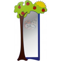 Ağaç Figürlü Boy Aynası