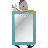 Keloğlan Figürlü Boy Aynası