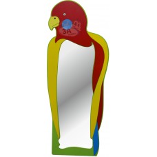 Papağan Figürlü Boy Aynası