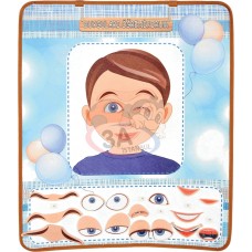 Duyguları Öğreniyorum Keçe Pano Erkek Yüz