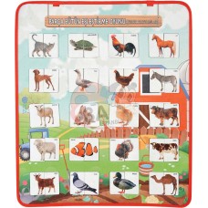 Parça Bütün Eşleştirme Oyunu Keçe Pano