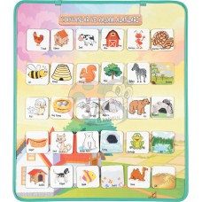 Hayvanlar ve Yaşam Alanları Keçe Pano