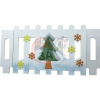 Ahşap Çam Ağacı Çit