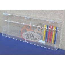 Pleksi Diş Fırçalama Dolabı 26'lı