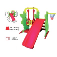 Kaydıraklı Basket Potalı Salıncaklı Set