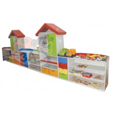 Çatılı Çok Amaçlı Grup Dolap Seti