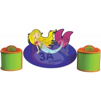 Deniz Kızı Figürlü Galoşluk