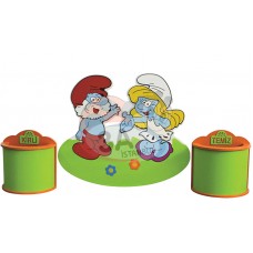 Şirinler Figürlü Galoşluk