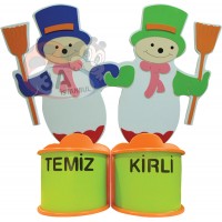 Kardan adam Figürlü Galoşluk