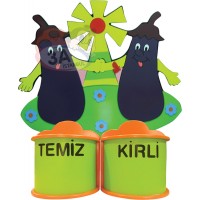 Patlıcan  Figürlü Galoşluk