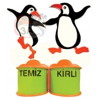 Penguen  Figürlü Galoşluk