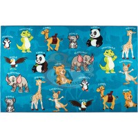 Hayvanlar Halı 200x290 cm