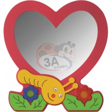 Tırtıl Lavabo Aynası