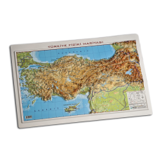 Kabartma Türkiye Fiziki 35x50cm
