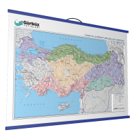 Kabartma Türkiye Bölgeler 70X100cm