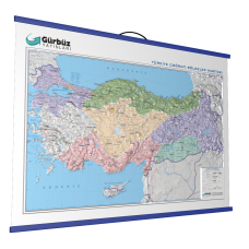 Kabartma Türkiye Bölgeler 70X100cm