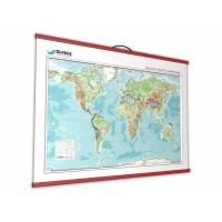 Kabartma Dünya Fiziki 70X100cm