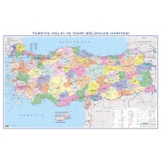 Türkiye Siyasi 100x140cm Türkiye Siyasi 100x140cm