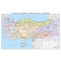 Türkiye Bölgeler 100x140cm
