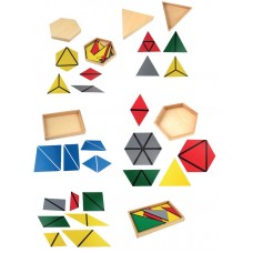 Ahşap Üçgenler 5’li Set