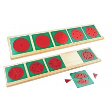 Metal Çerçeveli Kesirler Seti