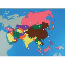 Asya Haritası Puzzle 58 x 45