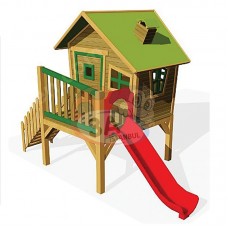 Kaydıraklı Ahşap Ev