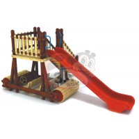 Ahşap Araba Kaydırak