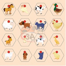Hayvanlar ve Yavruları Puzzle