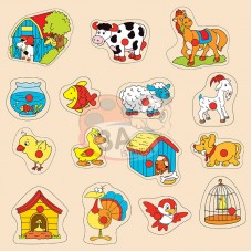 Hayvanlar ve Barınakları Puzzle