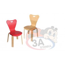 Naturel Kontra Anaokulu Sandalyesi