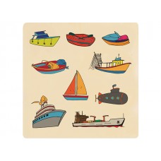Ahşap Puzzle Deniz Taşıtları 30x30