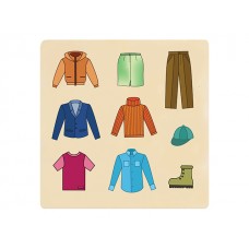 Ahşap Puzzle Kıyafetler 30x30 Ahşap Puzzle Kıyafetler 30x30