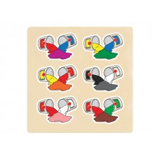 Ahşap Puzzle Renkler 30x30 Ahşap Puzzle Renkler 30x30