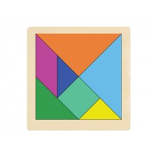 Ahşap Puzzle Tangram 30x30
