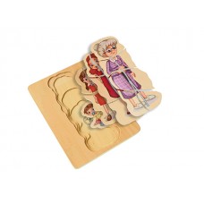 Büyüyen İnsan Puzzle Katmanlı-Bayan