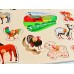 Ahşap Puzzle Çiflik Hayvanları 30x30