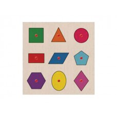 Ahşap Puzzle Geometrik Şekiller 30x30