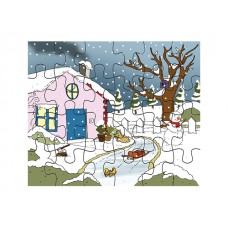 Mevsimler Puzzle Kış