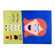 Cırtlı Kumaş Yüz İfadesi - Kız