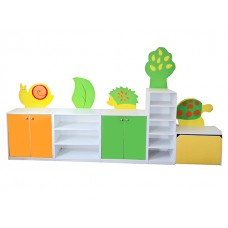 Salyangoz Figürlü Dolap Seti