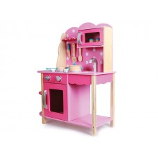 Ahşap Pembe Mutfak