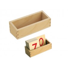 Kutulu Rakam Kartları Ahşap